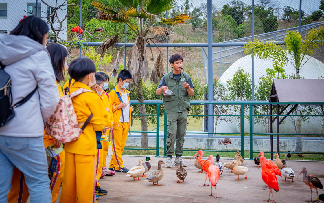 20230221飛禽：紅䴉、鵎鵼餵食體驗-2